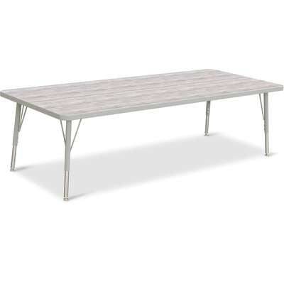 Jonti-Craft Berries Rectangle Adjustable Height Activity Table, 30" x 72", Color and Size Variants (6413JC)