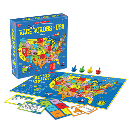 University Games Scholastic Race Across the USA Game (UG-00701)
