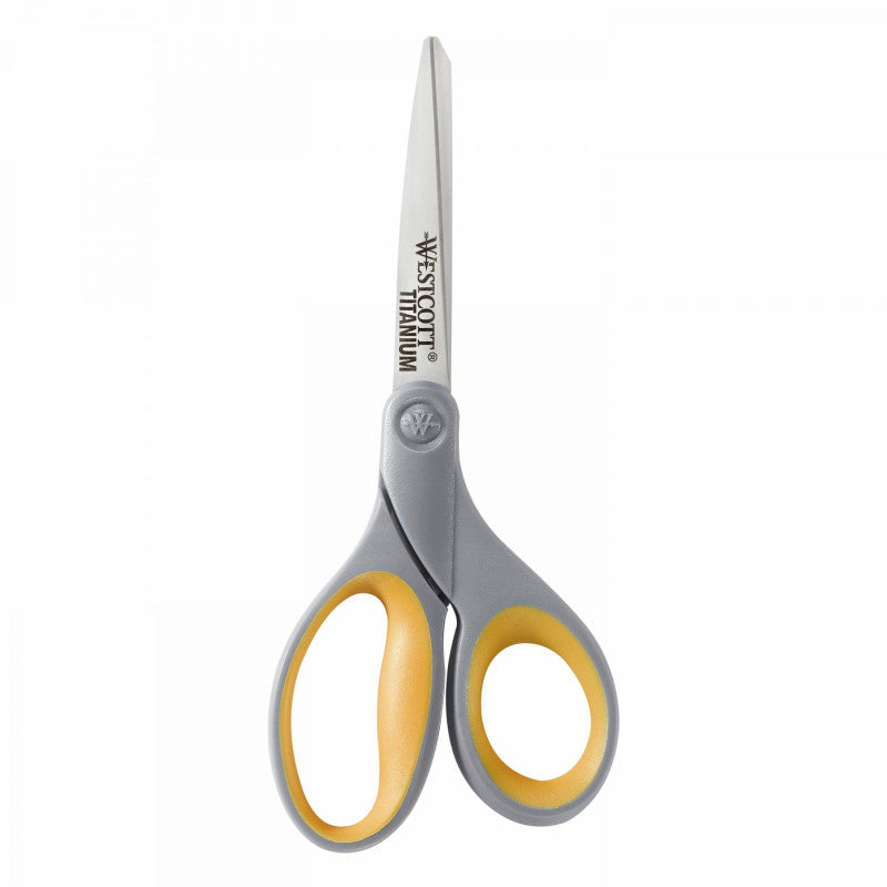 Westcott Titanium Bonded Scissors, Soft Grip, 8 Inch (ACM 13529)