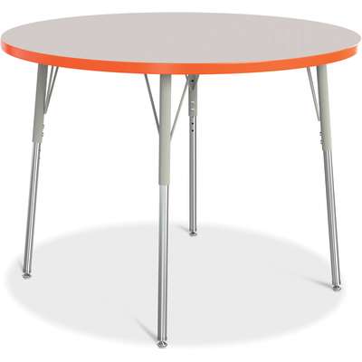 Jonti-Craft Berries Round Adjustable Height Activity Table, 42" Diameter, Color and Size Variants (6468JC)