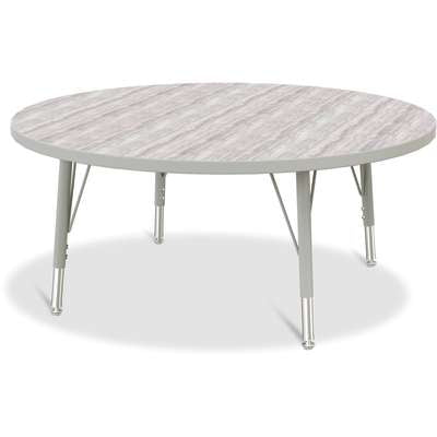 Jonti-Craft Berries Round Adjustable Height Activity Table, 42" Diameter, Color and Size Variants (6468JC)