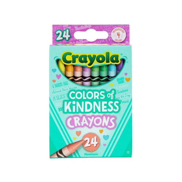 Crayola Colors of Kindness Crayons, 24 Count (52-0116)