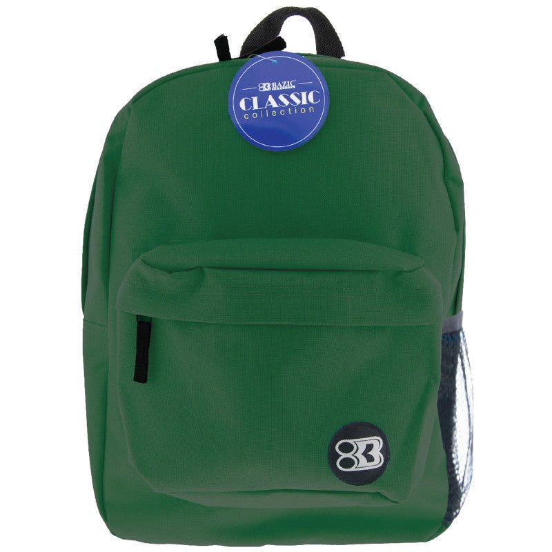 Bazic 17 Inch Classic Backpack, Color Variants