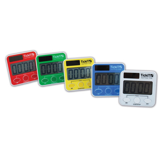 Learning Advantage Dual Power Timer, Set of 5 (CTU 9500)