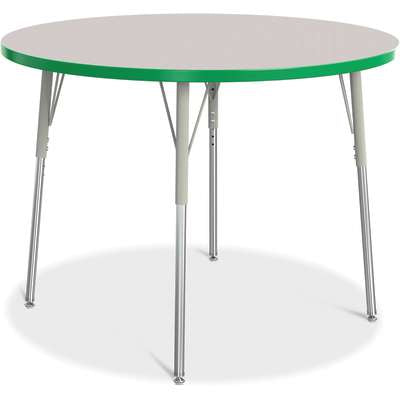 Jonti-Craft Berries Round Adjustable Height Activity Table, 42" Diameter, Color and Size Variants (6468JC)