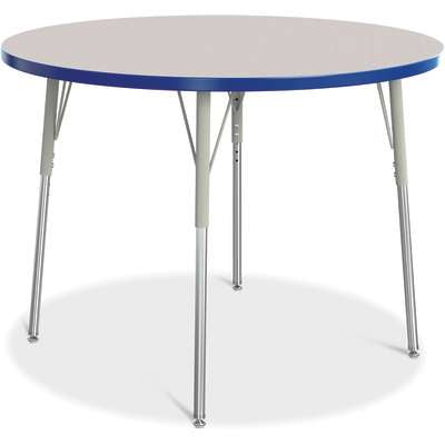 Jonti-Craft Berries Round Adjustable Height Activity Table, 42" Diameter, Color and Size Variants (6468JC)