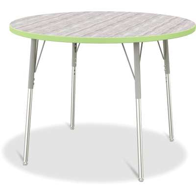 Jonti-Craft Berries Round Adjustable Height Activity Table, 42" Diameter, Color and Size Variants (6468JC)
