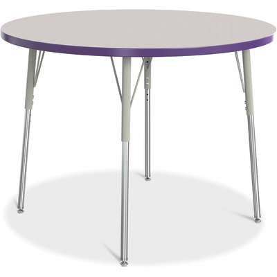Jonti-Craft Berries Round Adjustable Height Activity Table, 42" Diameter, Color and Size Variants (6468JC)