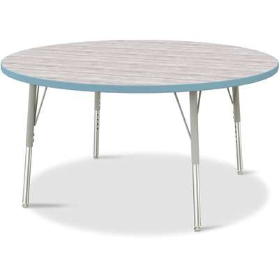 Jonti-Craft Berries Round Adjustable Height Activity Table, 48" Diameter, Color and Size Variants (6433JC)
