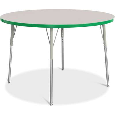 Jonti-Craft Berries Round Adjustable Height Activity Table, 48" Diameter, Color and Size Variants (6433JC)