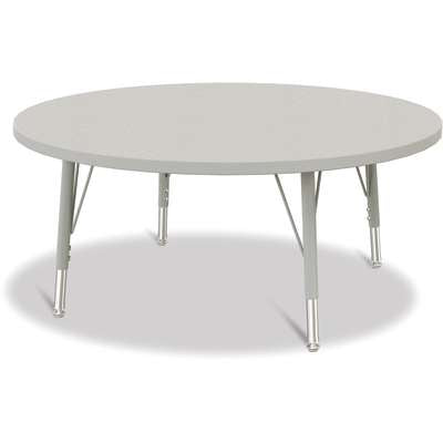 Jonti-Craft Berries Round Adjustable Height Activity Table, 42" Diameter, Color and Size Variants (6468JC)