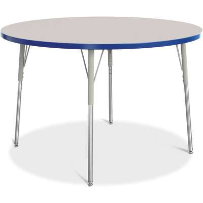 Jonti-Craft Berries Round Adjustable Height Activity Table, 48" Diameter, Color and Size Variants (6433JC)
