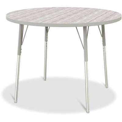 Jonti-Craft Berries Round Adjustable Height Activity Table, 42" Diameter, Color and Size Variants (6468JC)