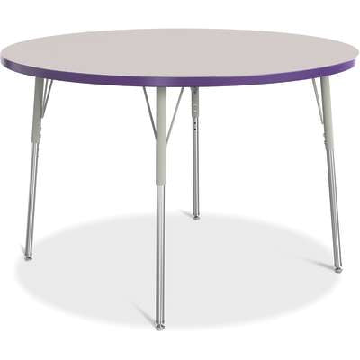Jonti-Craft Berries Round Adjustable Height Activity Table, 48" Diameter, Color and Size Variants (6433JC)