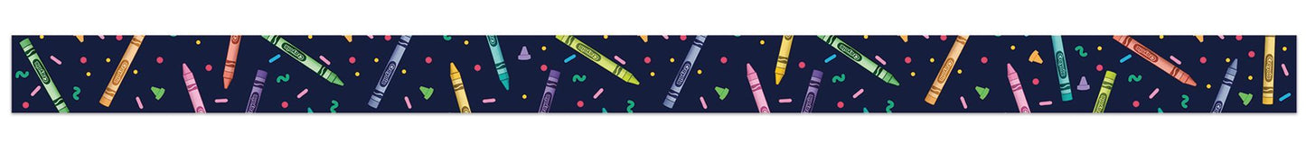 Eureka Colors of Kindness Tossed Crayon Border (EU 845680)