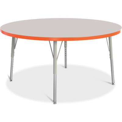 Jonti-Craft Berries Round Adjustable Height Activity Table, 48" Diameter, Color and Size Variants (6433JC)