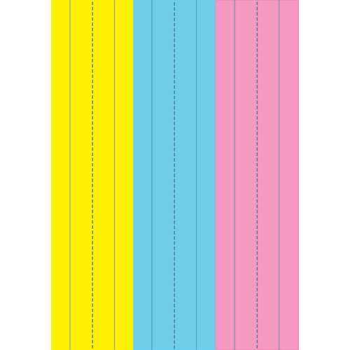 Ashley Magnetic Die-Cut 3 Sentence Strips, 2.75" x 11" Assorted Colors (ASH10129)