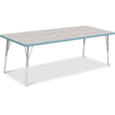 Jonti-Craft Berries Rectangle Adjustable Height Activity Table, 30" x 72", Color and Size Variants (6413JC)